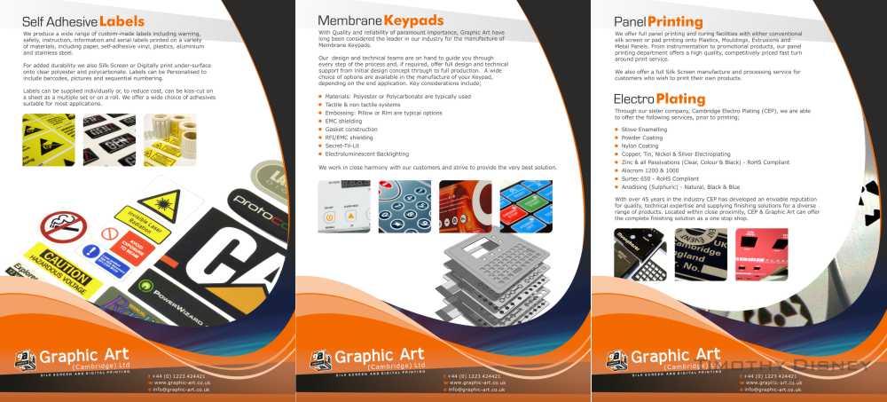 Brochure Page Designs