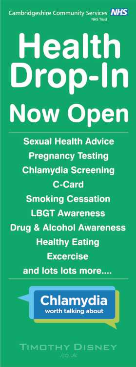 Drop In Health Centre Banner
